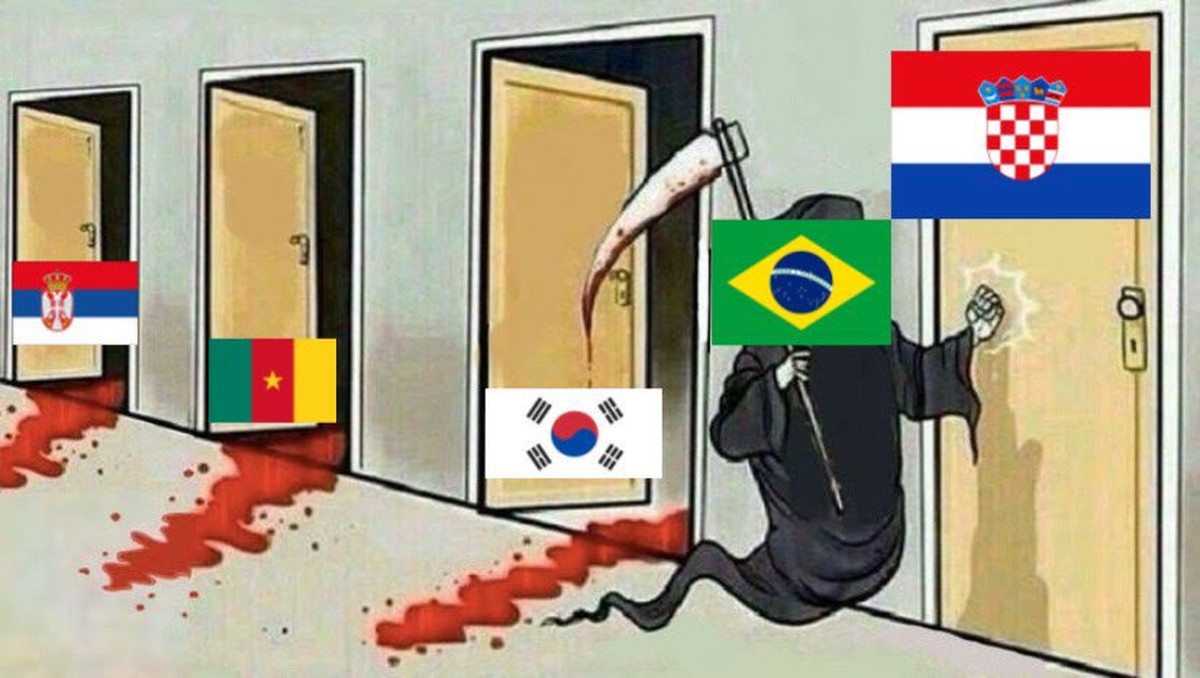 Brasil x Croácia já movimenta as redes sociais com memes; veja imagens