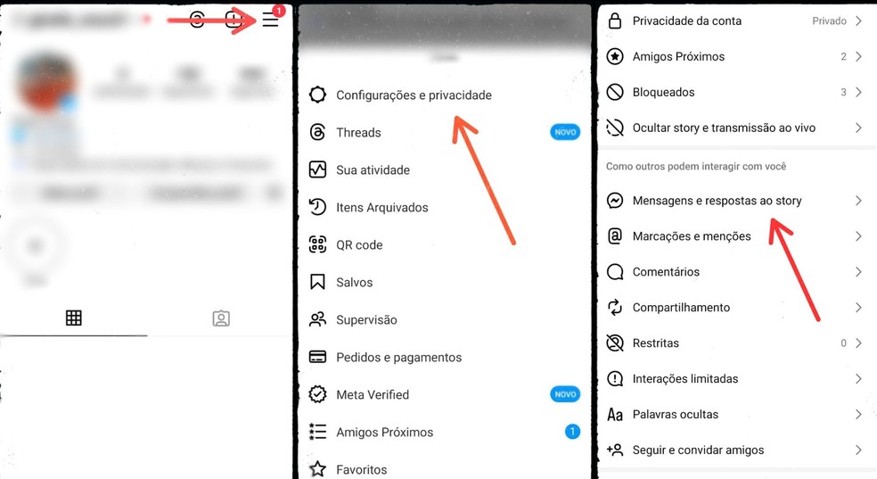 Recurso para ocultar confirmação de leitura está disponível nas configurações do Instagram — Foto: Reprodução/Gisele Souza