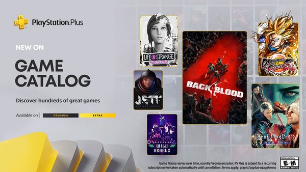 PS Plus Extra tem Devil May Cry 5, Back 4 Blood e preço menor em