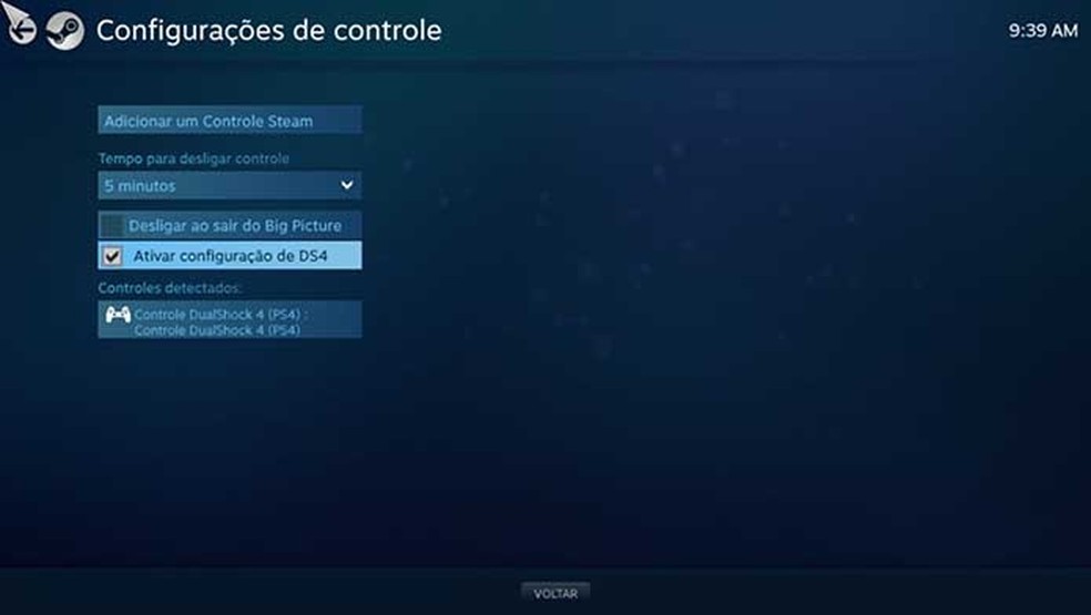 Como conectar o controle do PS4 na Steam