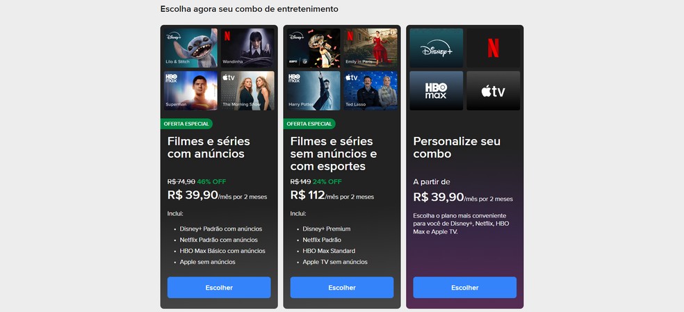 O Meli+ oferece planos do Disney+ e outras plataformas com preços acessíveis — Foto: Reprodução/Jonathan Firmino