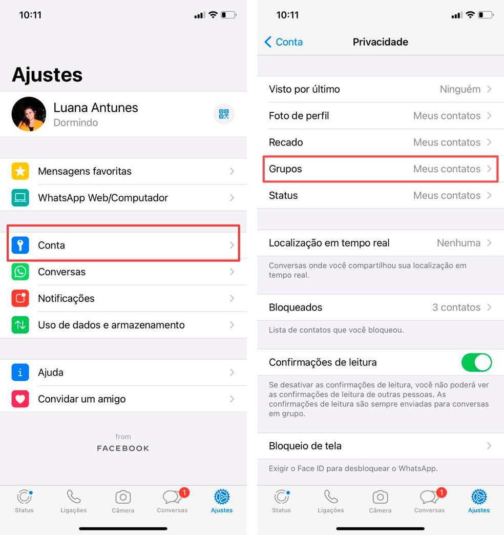 Crio um grupo no WhatsApp, e adiciono meus web amigos O grupo 5