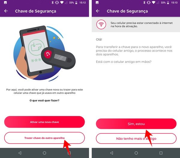 Chave de segurança Bradesco: como transferir código para outro celular