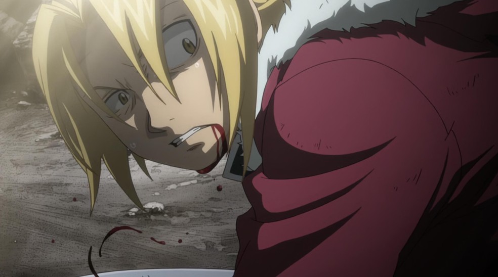 O personagem Edward tem um desfecho agridoce em Fullmetal Alchemist (2003/2009) — Foto: Reprodução/IMDb