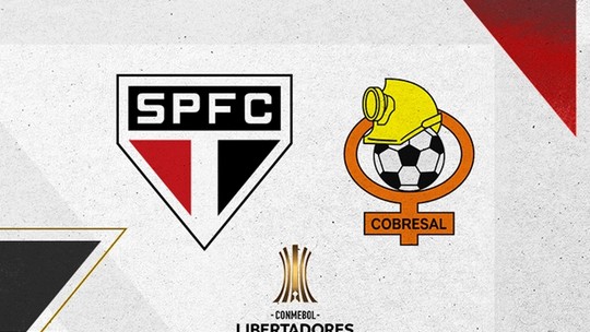 São Paulo x Cobresal ao vivo: horário e onde ver o jogo da Libertadores