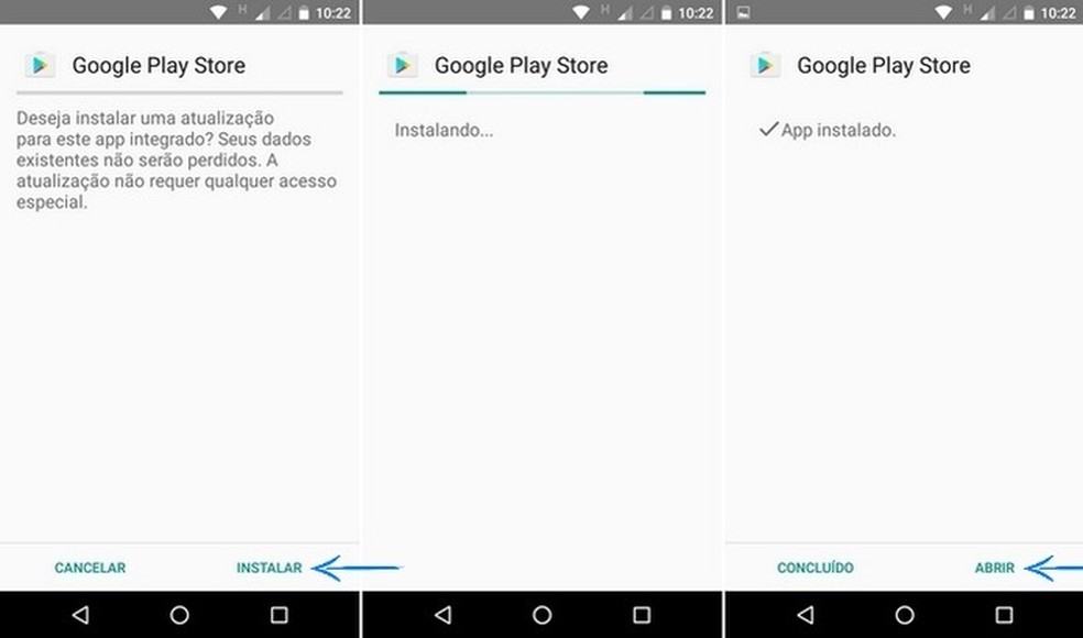 Como instalar a Google Play Store no Android