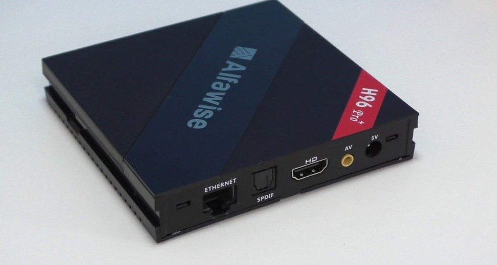 Alfawise H96 Pro+ tem 32GB de armazenamento interno — Foto: Divulgação/Alfawise