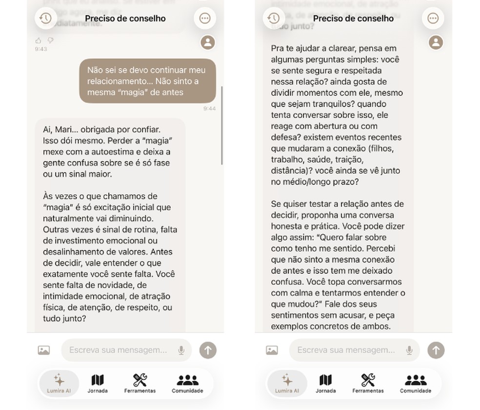  Reprodução/Mariana Tralback