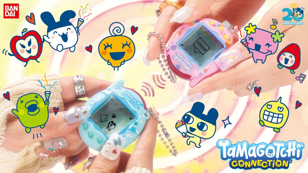 Tamagotchi Connection é relançado pela Bandai depois de 20 anos. — Foto: Divulgação/Bandai
