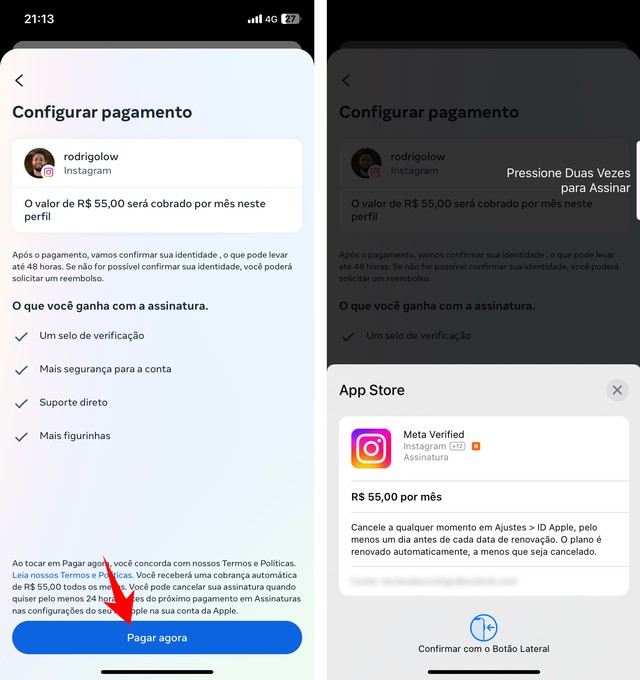 Verificado do Instagram: veja como ser, quanto custa, o que é e mais