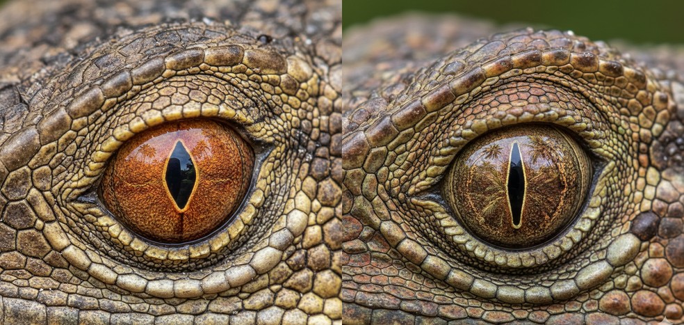 Nano Banana gratuito à esquerda / Nano Banana Pro à direita — Foto: Sandra Mastrogiacomo/TechTudo