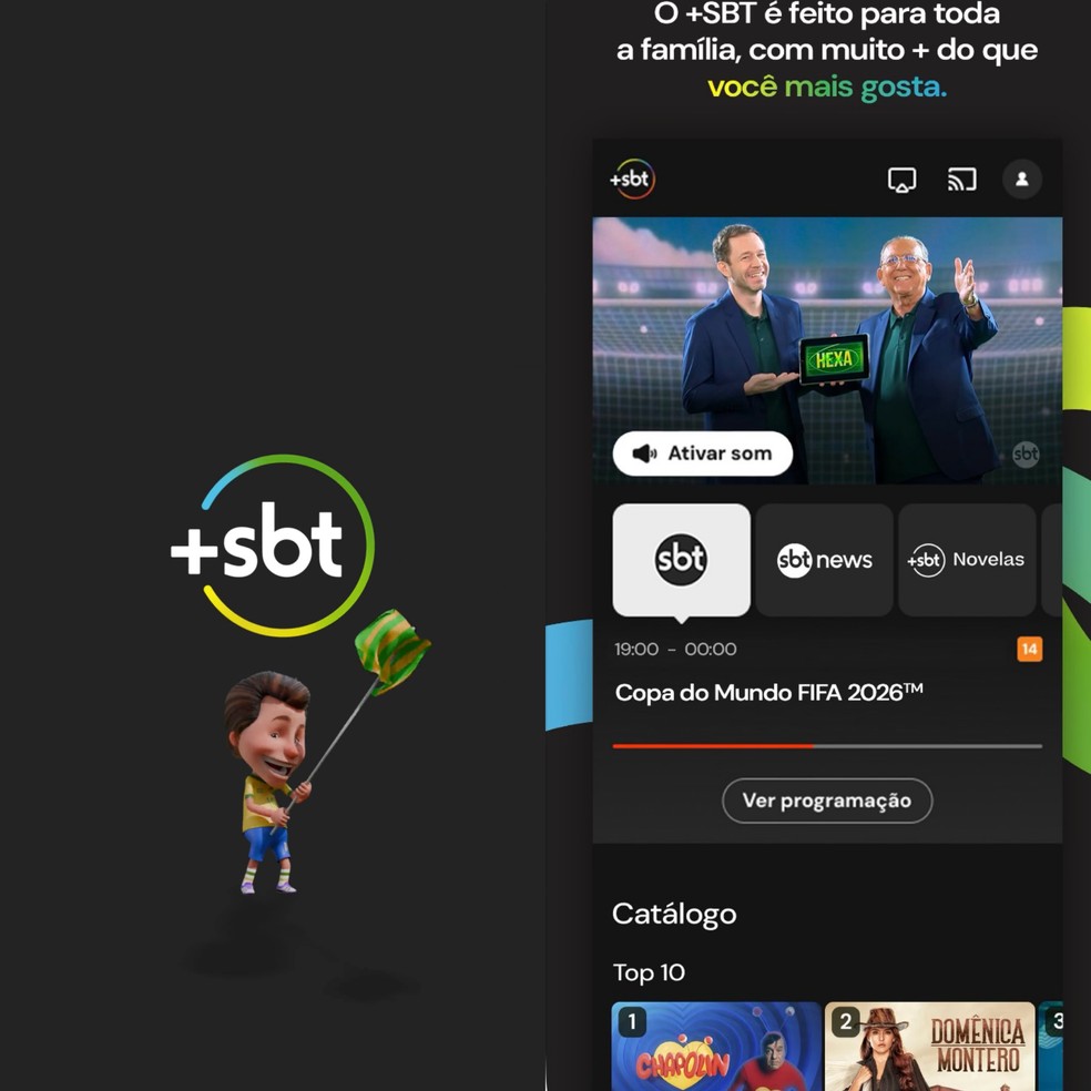  Reprodução/+SBT