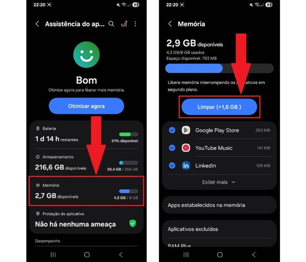 Limpar A Memória Do Celular