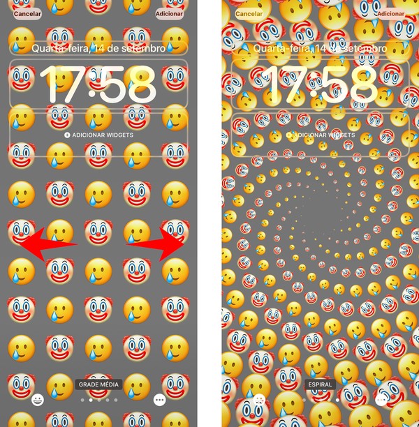 iOS 16 como personalizar o papel de parede no iPhone