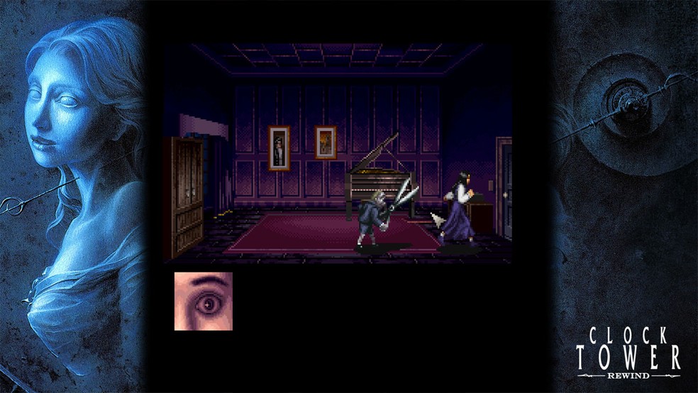 Clock Tower: Rewind traz o clássico jogo de terror do Super Nintendo atualizado e pela primeira vez fora do Japão — Foto: Reprodução/Steam