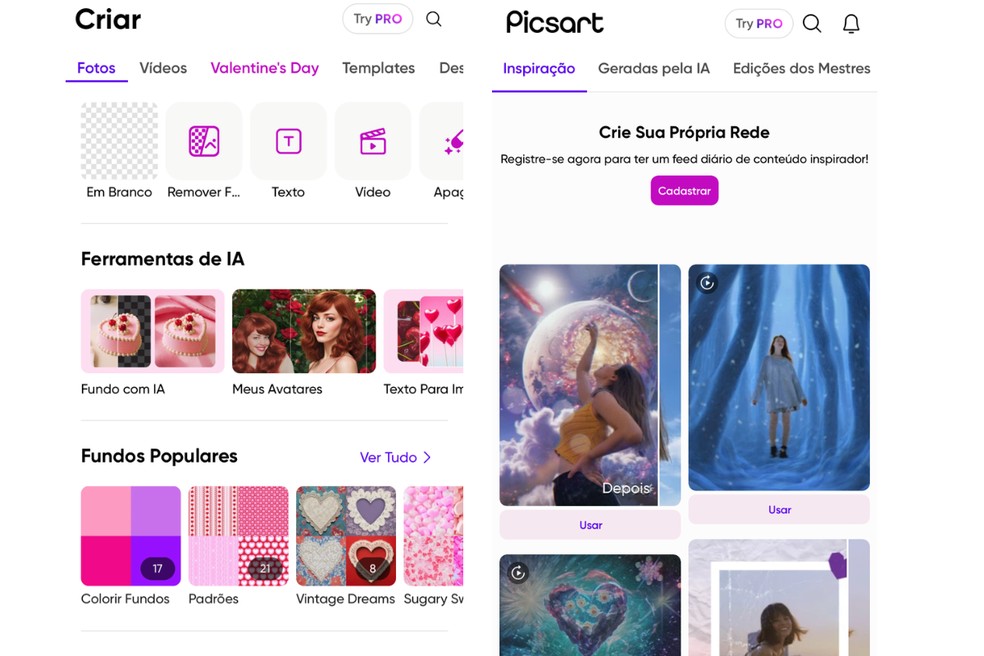 Picsart reúne edição de fotos, vídeos e criação de templates em um só app