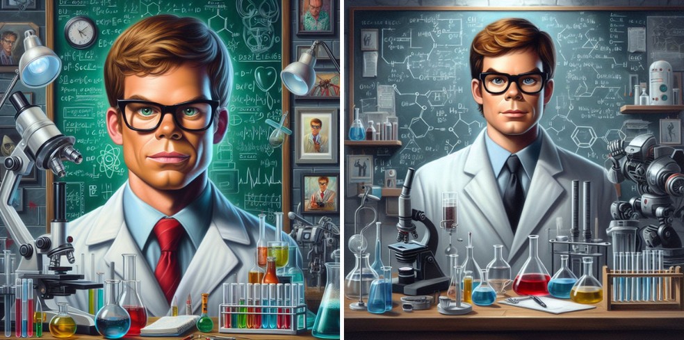 Em um primeiro momento, o Copilot misturou a série Dexter com o desenho O Laboratório de Dexter — Foto: Reprodução/Copilot
