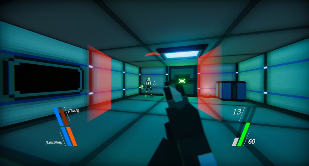 Station 141 traz visual futurista inspirado em Minecraft — Foto: Reprodução/Róbson Martins