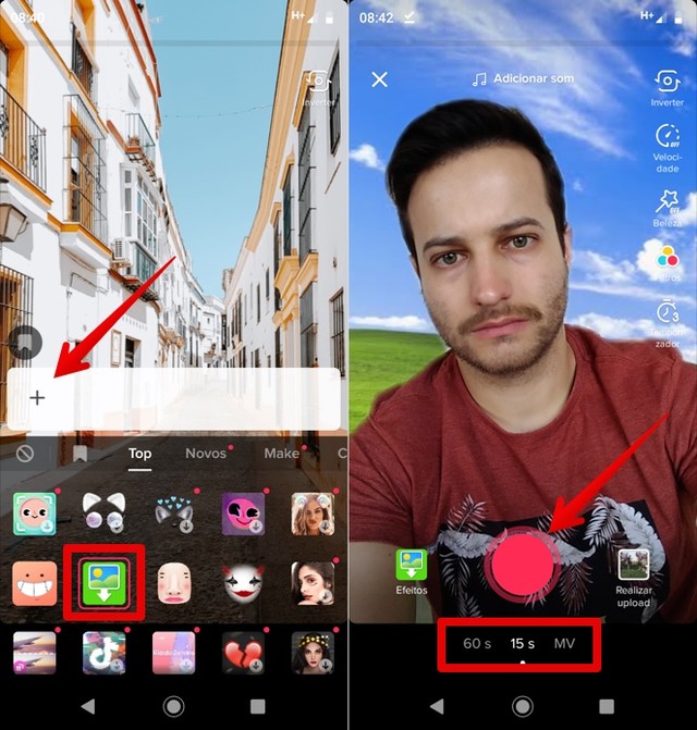 Como usar o efeito 'tela verde' e colocar imagem de fundo no TikTok