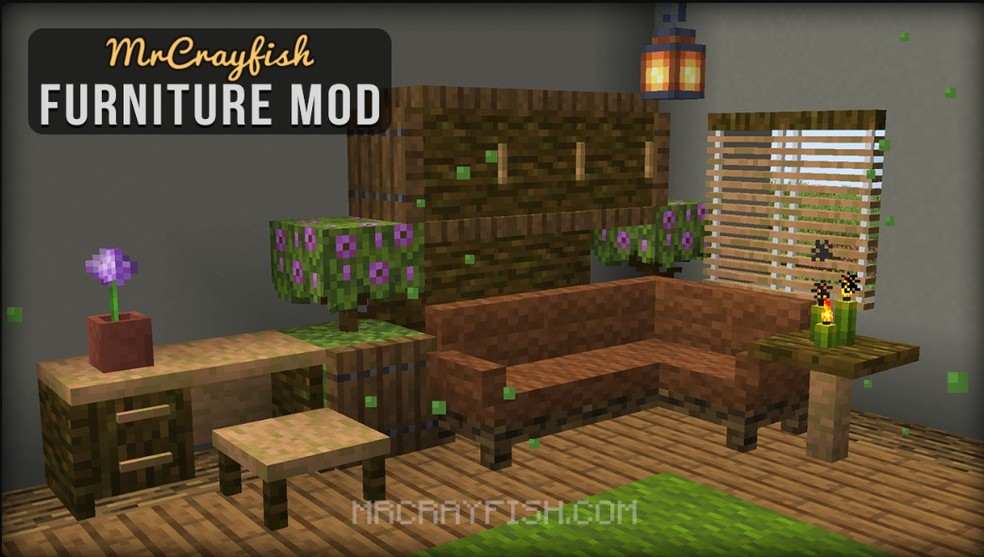 Mod MrCrayfish’s Furniture Mod para o Minecraft — Foto: Divulgação/Curseforge