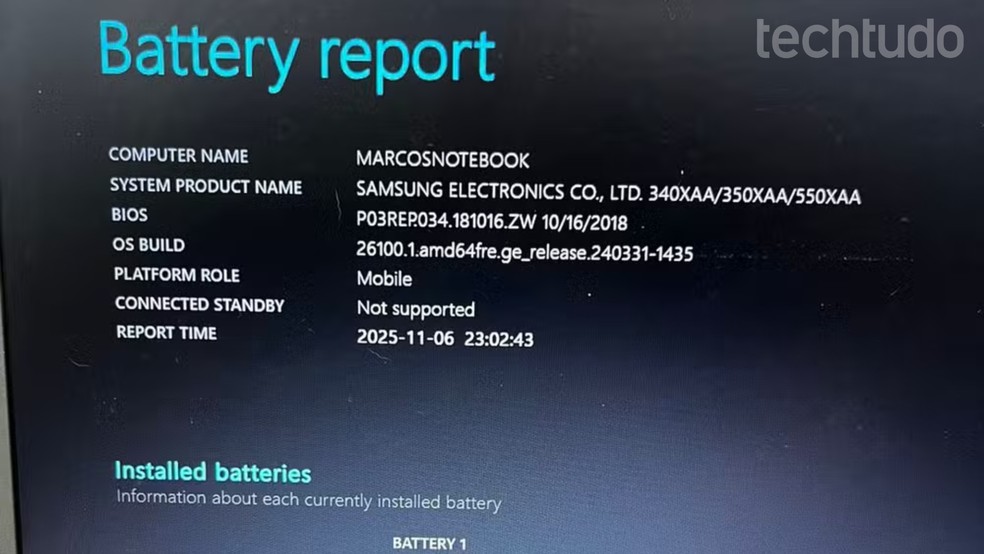  Marcos Vinícius Pereira/TechTudo
