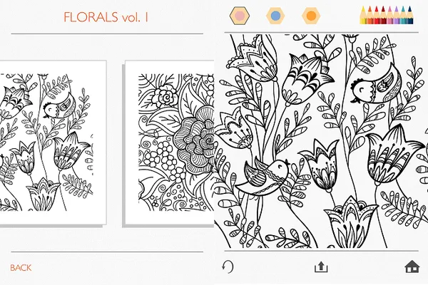 App grátis simula livros de colorir para adultos no iPhone e no iPad