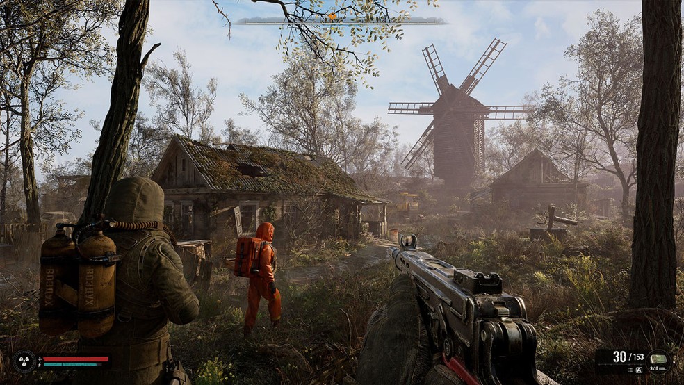 Stalker 2: Heart of Chronobyl é um game de tiro FPS com elementos de terror como criaturas mutantes na Zona de Exclusão de Chornobyl — Foto: Reprodução/Steam