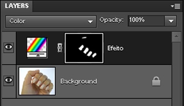Deixando as unhas multicoloridas com o Photoshop Elements 9
