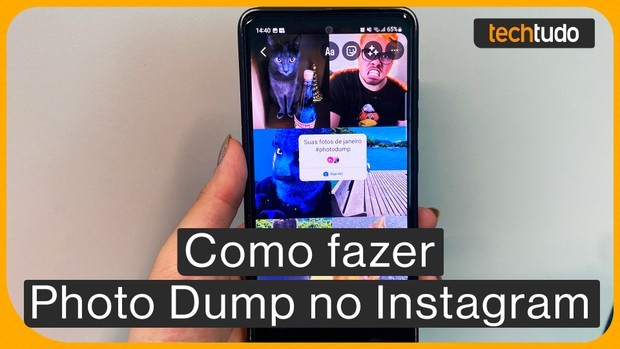 Como fazer photo dump no Instagram