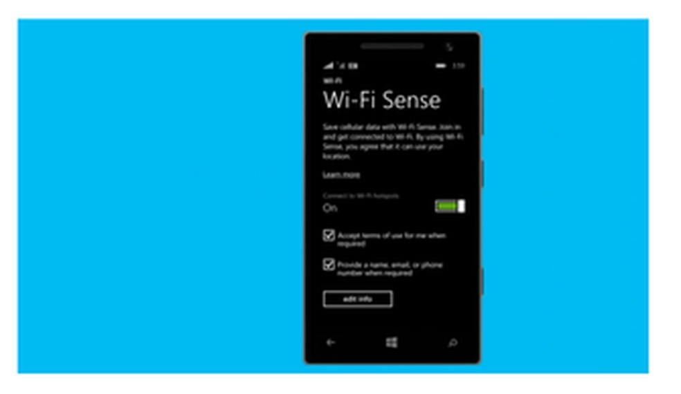 Wi-Fi Sense também vai estar disponível no Windows 9 (Foto: Reprodução/Microsoft) — Foto: TechTudo