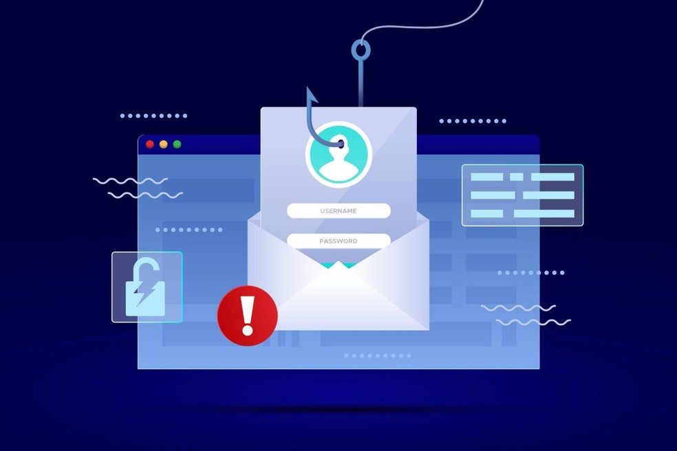 Sua senha pode ter sido roubada devido a malware ou phishing — Foto: Reprodução/Freepik