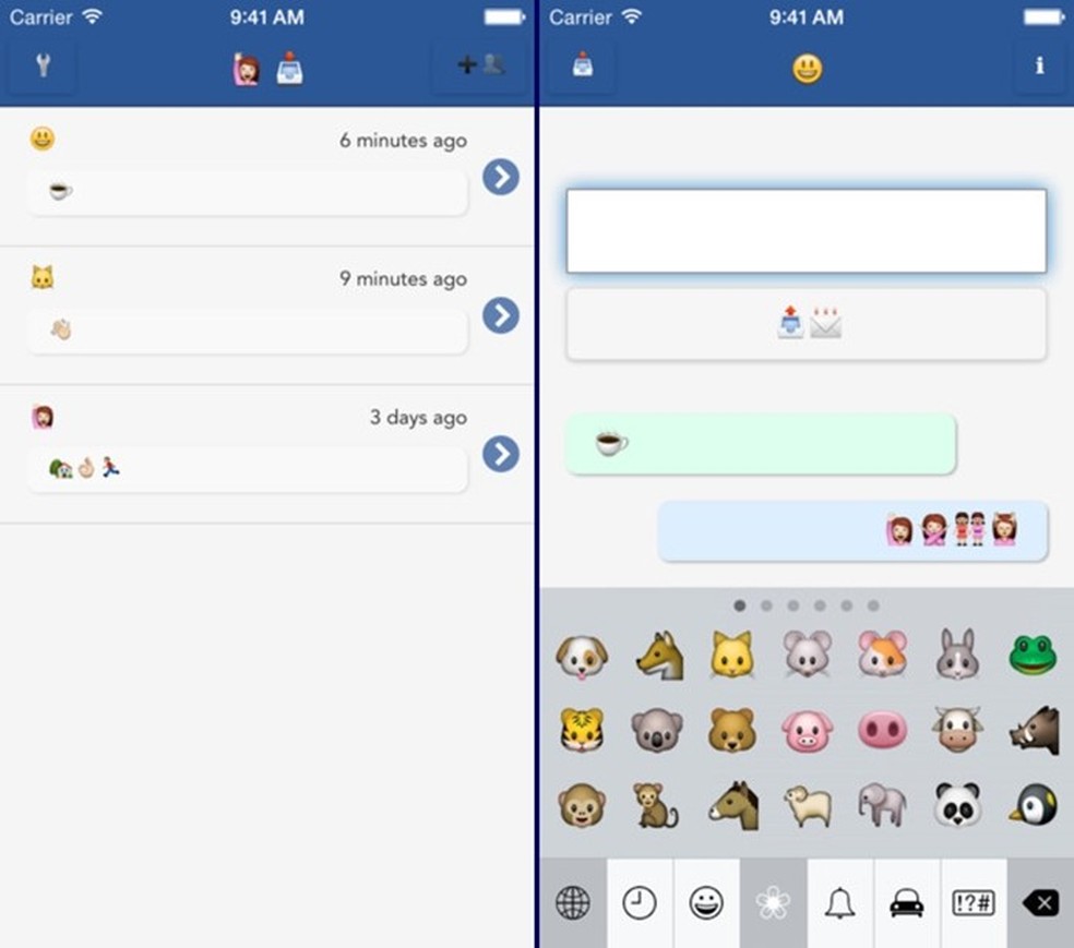 Rede social só de emojis, Emojili é lançado na App Store (Foto: Divulgação) — Foto: TechTudo