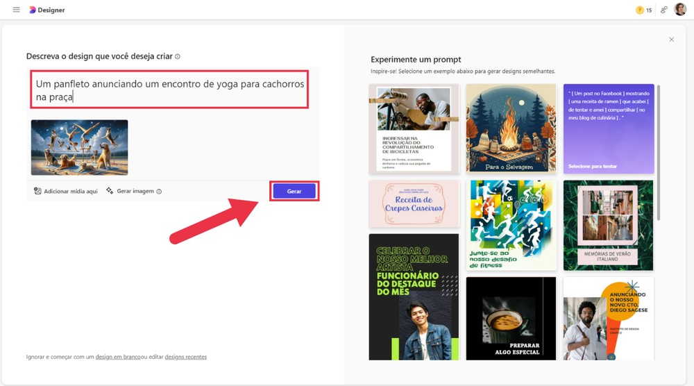 Microsoft Designer: como usar concorrente do Canva com IA