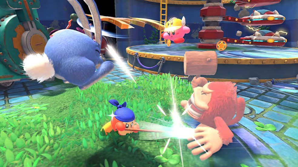 Kirby and the Forgotten Land é um jogo bastante divertido no Nintendo Switch, mas pode ficar ainda melhor com um amigo — Foto: Reprodução/Nintendo Game Store