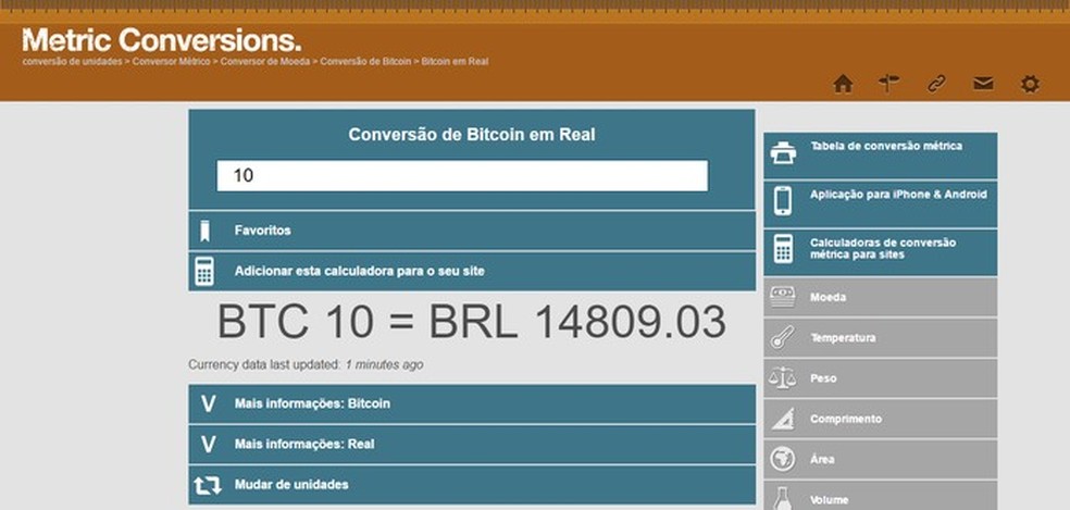 Preço do Bitcoin (BTC) Hoje  Cotação e Conversor BRL em Tempo Real -  Binance