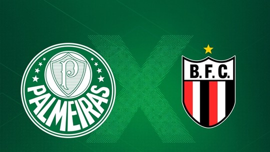 Palmeiras x Botafogo-SP ao vivo: horário e onde assistir à Copa do Brasil
