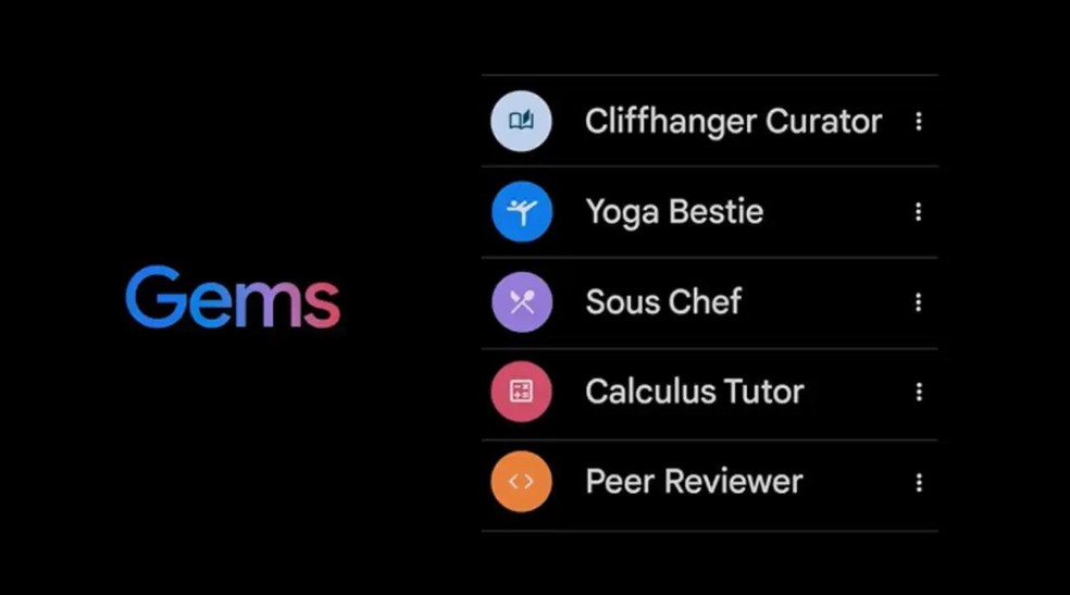 Chatbots temáticos podem ser personalizados a partir de IA do Google — Foto: Reprodução/Google