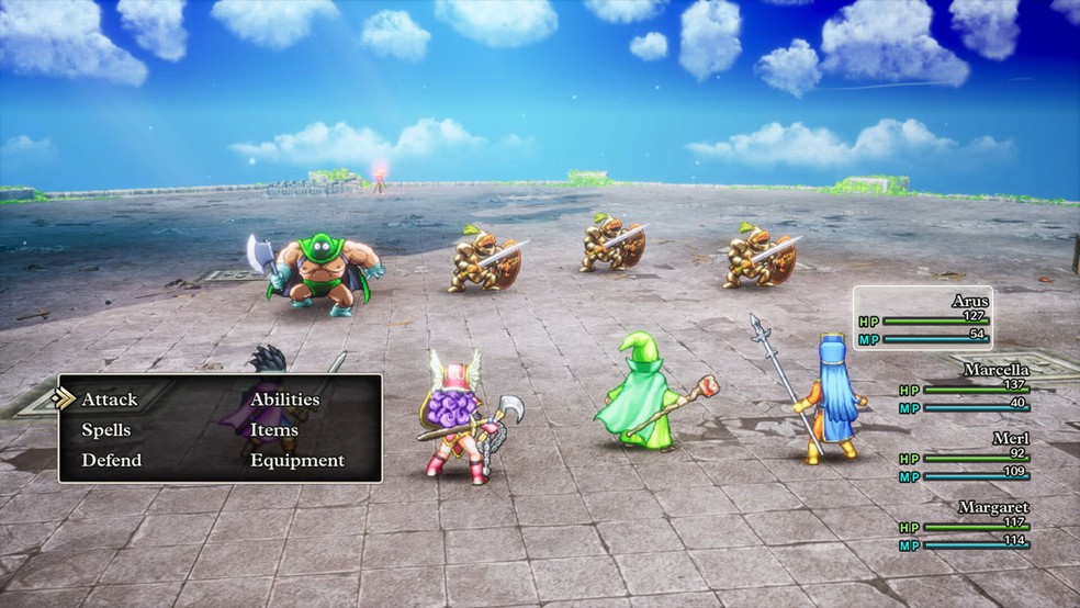 Dragon Quest 3 HD-2D Remake reimagina o clássico do NES com visuais melhorados e novidades — Foto: Reprodução/Steam