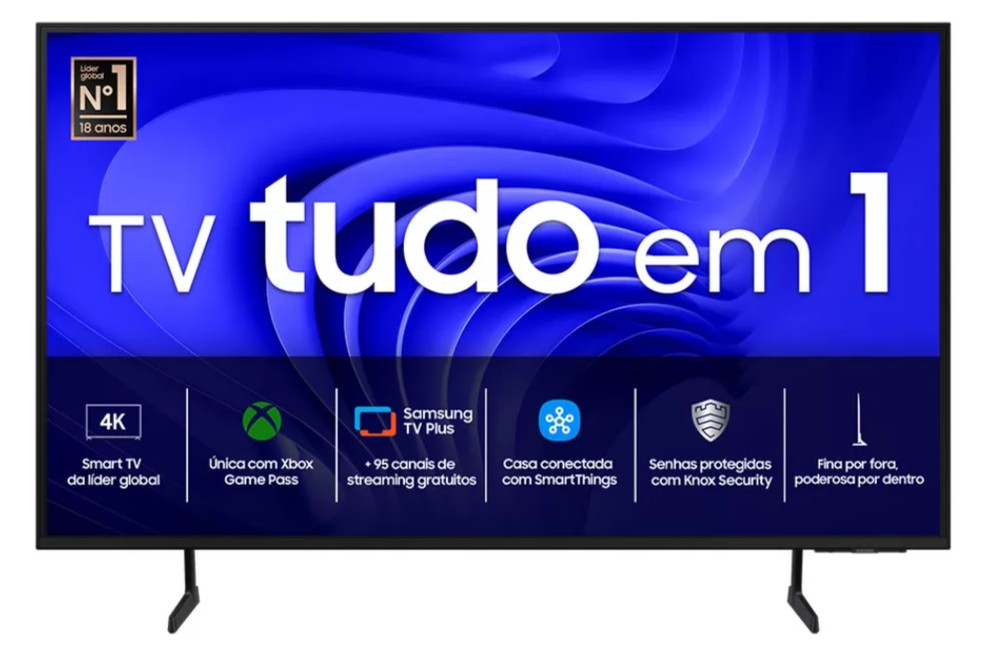 Smart TV Samsung UN50DU7700GXZD 50" 4K Crystal — Foto: Reprodução/Mercado Livre