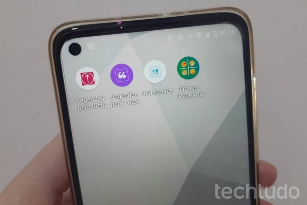 Legendas para foto no Instagram: veja cinco opções de apps com mensagens — Foto: Clara Fabro/TechTudo