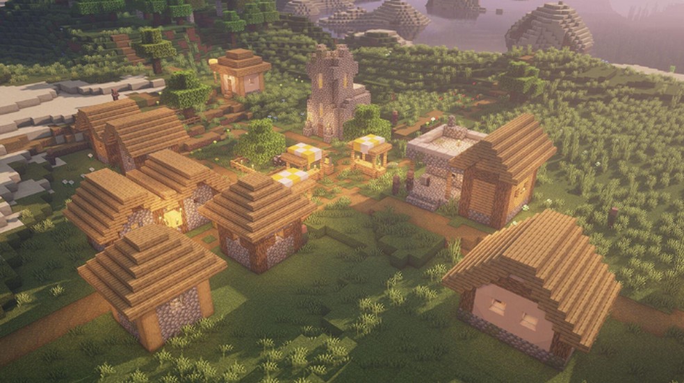 Vilas do Minecraft contam com novos designs, habitantes e profissões — Foto: Reprodução/Xbox Game Studios