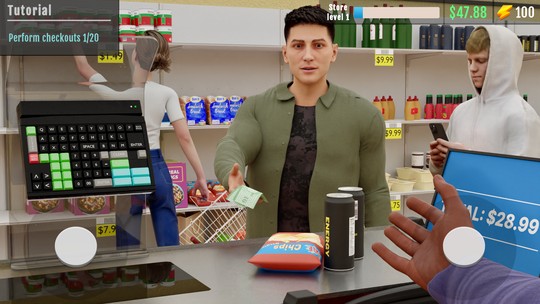 Como fazer o download de Supermarket Simulator 'mobile' grátis no Android