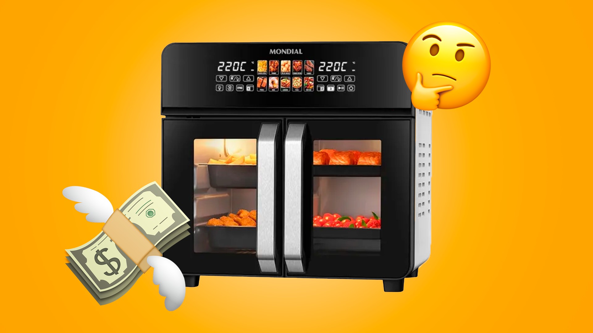 Air Fryer Forno 25L French Door Mondial é boa? Conheça o modelo