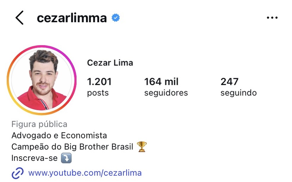  Reprodução/Instagram