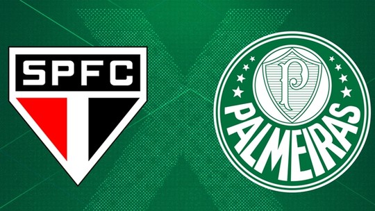 São Paulo x Palmeiras ao vivo: horário e onde assistir ao Brasileirão