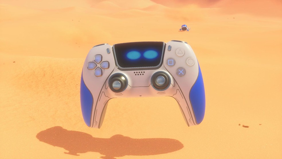 O PS5 é muito homenageado em Astro Bot; veja o review — Foto: Reprodução/Adriano Assumpção