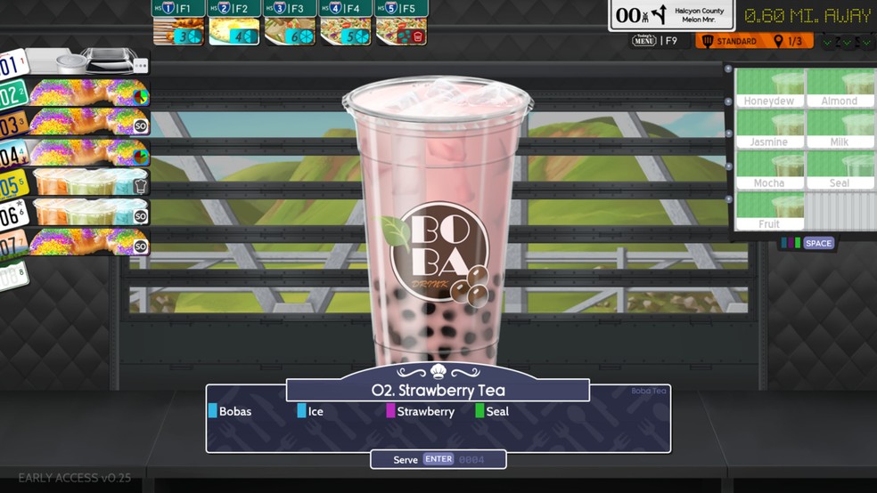 Milkshake de strawberry em Cook, Serve, Delicious! 3?! — Foto: Reprodução/Steam