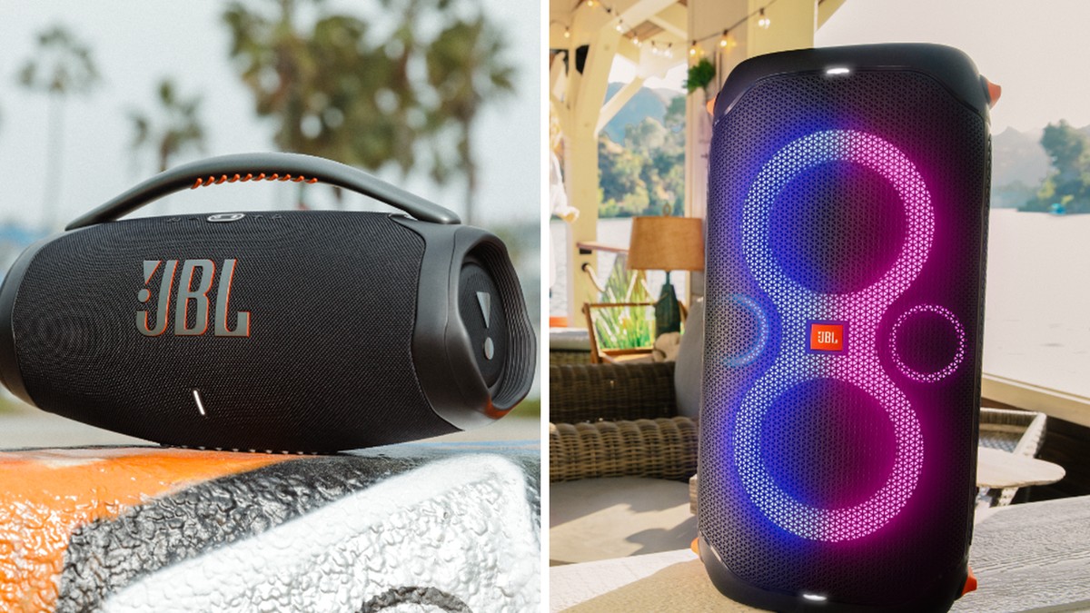 Caixa de som JBL PartyBox e Boombox: entenda as diferenças