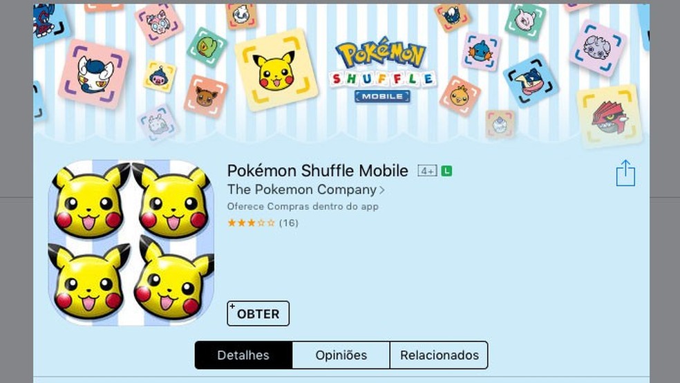 Pokemon Shuffle já está disponível gratuitamente na eShop