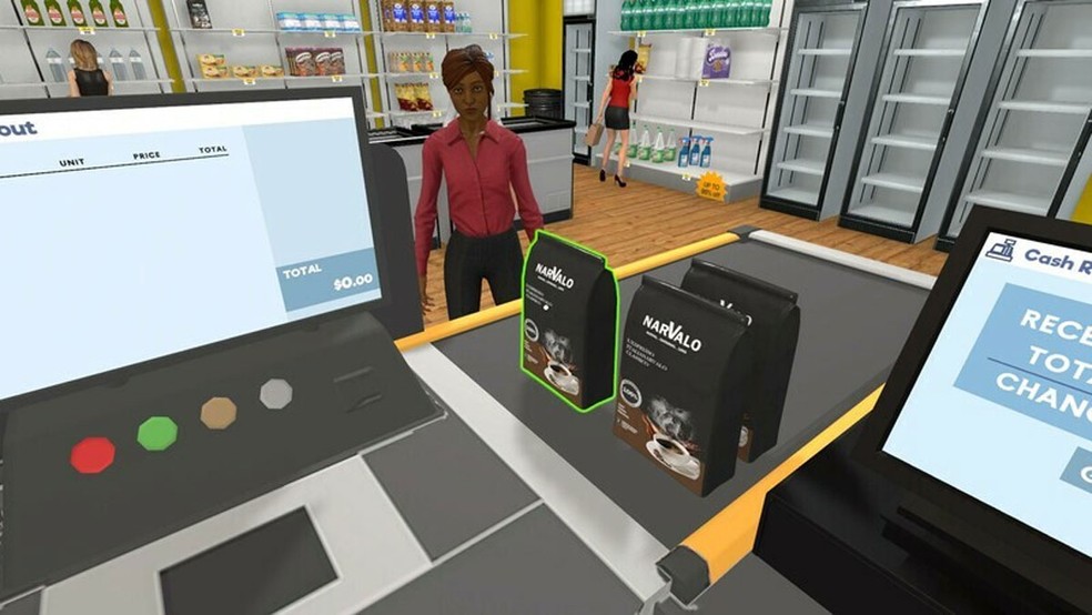 Supermarket Simulator Prologue traz uma versão grátis limitada do Supermarket Simulator original para experimentar o game — Foto: Reprodução/Steam